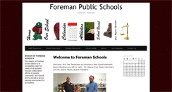 Desktop Screenshot of foremanschools.org